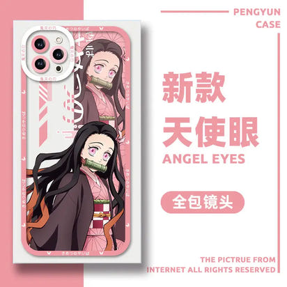 可愛いカップル用鬼滅の刃スマホケースTM