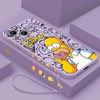 ディズニー・シンプソンズ プレミアムスマホケースTM