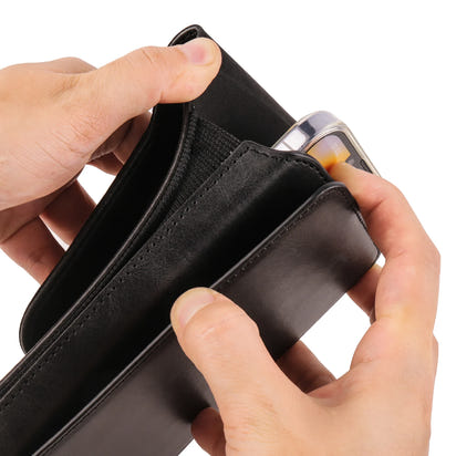 クラシックレザー ワイヤレスウエストバッグTM