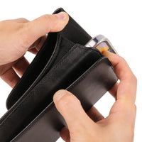 クラシックレザー ワイヤレスウエストバッグTM