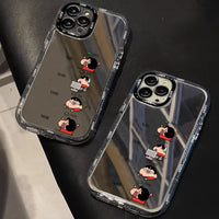 シンプルクレヨンしんちゃんミラーケースTM