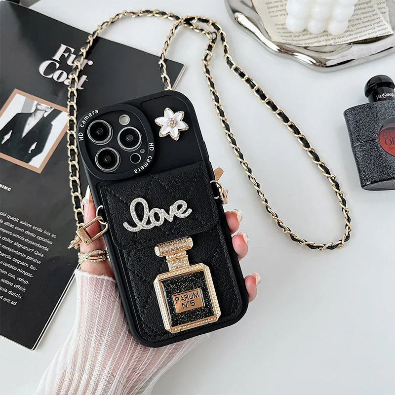 プレミアムレザー・クロスボディフォンケースTM