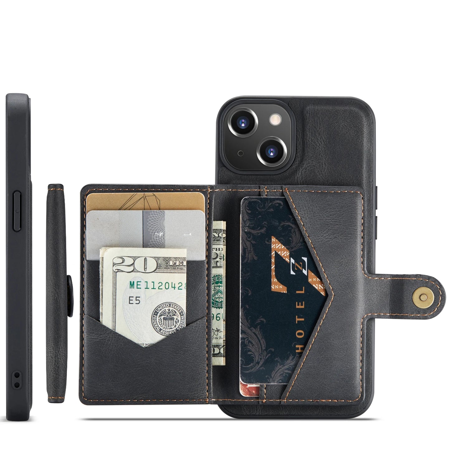 プレミアムレザー 脱着式スマートフォンケースTM