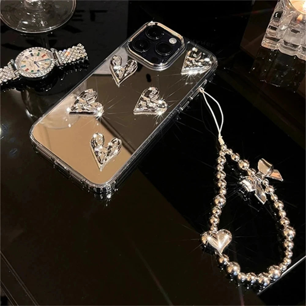 スタイリッシュ3DハートブレスレットケースTM