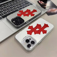 ラグジュアリーシルバーフォンケースTM