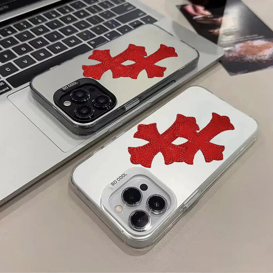 ラグジュアリーシルバーフォンケースTM