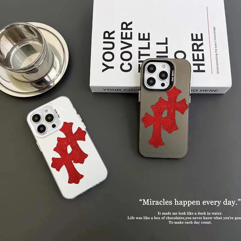 ラグジュアリーシルバーフォンケースTM