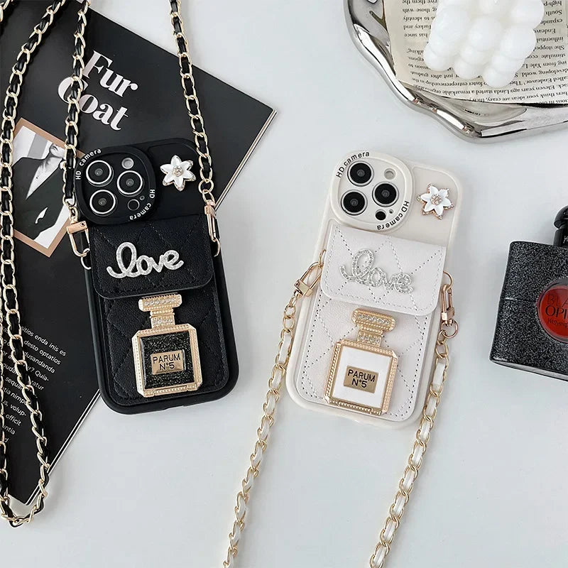 プレミアムレザー・クロスボディフォンケースTM