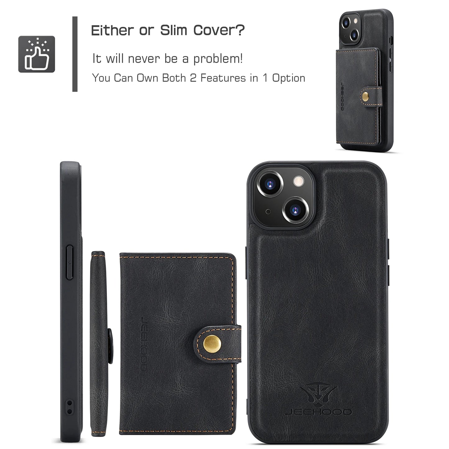 プレミアム 2in1 デタッチャブルレザーケースTM