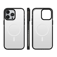 オレンジピンクブラックホワイト マグセーフクリアフォンケース™