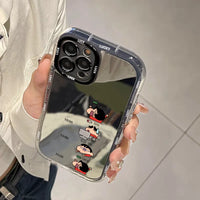 シンプルクレヨンしんちゃんミラーケースTM