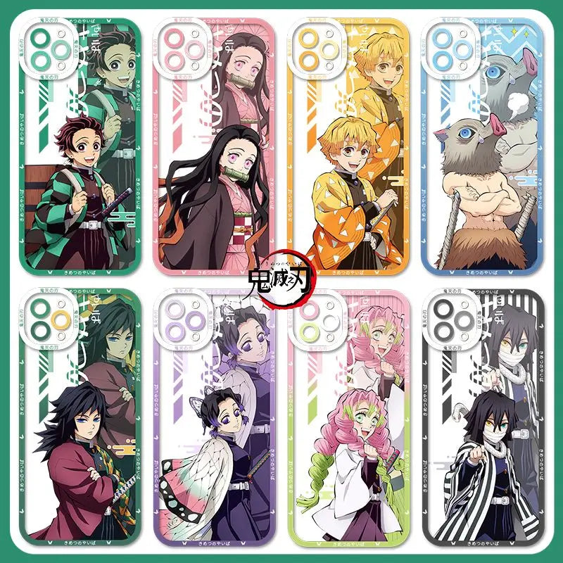 可愛いカップル用鬼滅の刃スマホケースTM