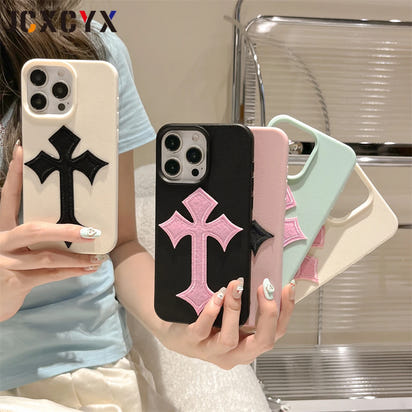 レトロファッションシリコンiPhoneケースTM