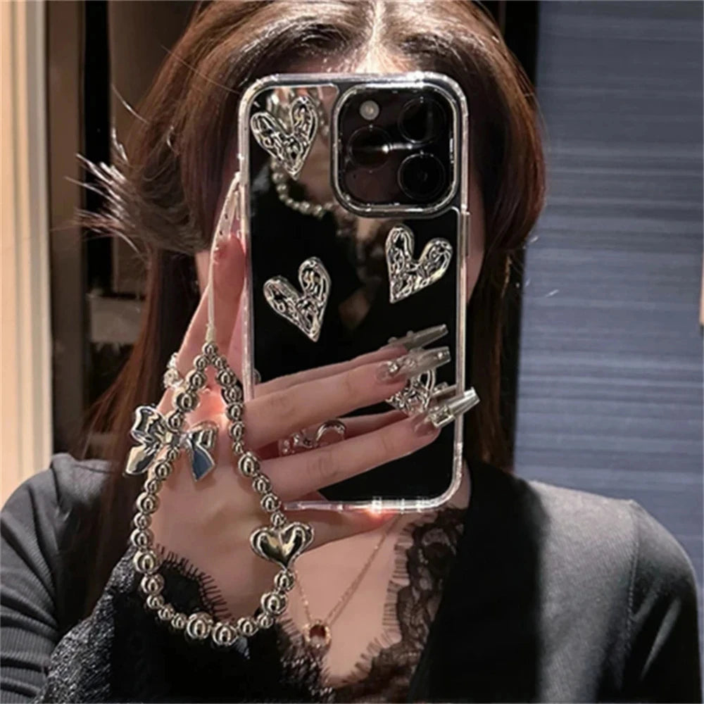 スタイリッシュ3DハートブレスレットケースTM